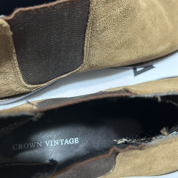 Crown Vintage taupe ankle boots Size 9.5 - Picture 4 of 6